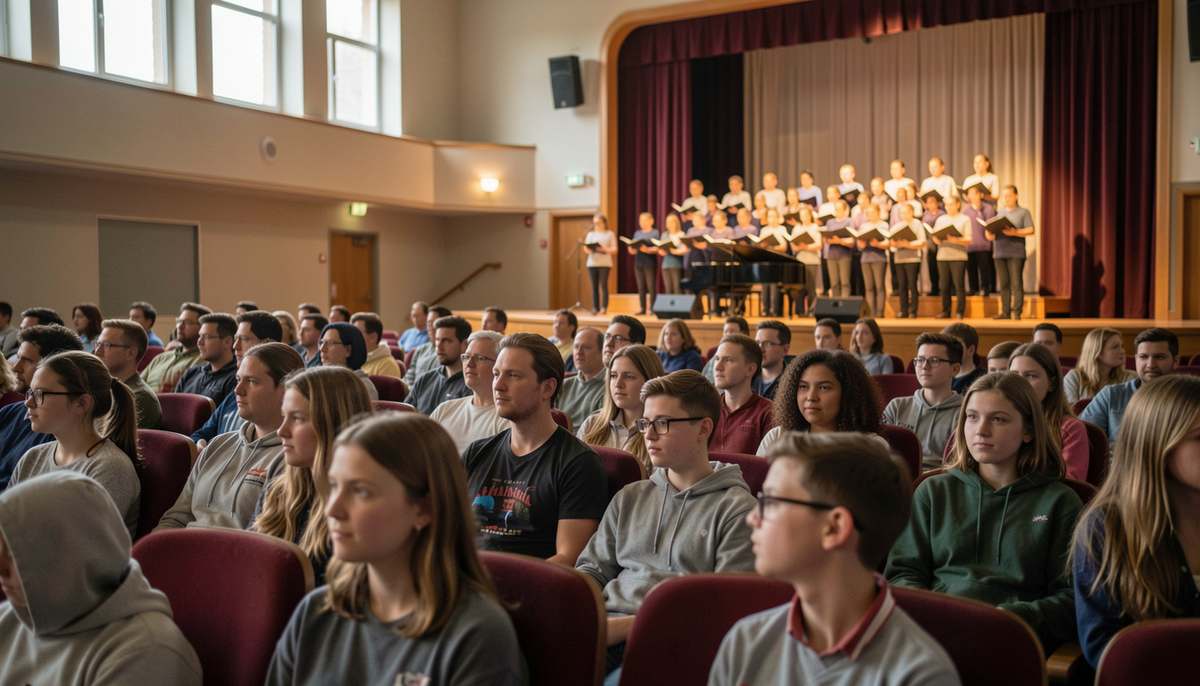 Break down the concert year by season with rehearsal peaks, dress calls and family tasks.