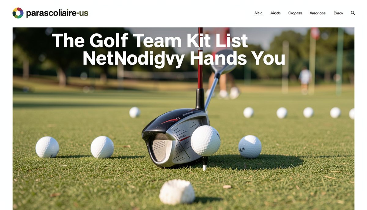 List what a school golf tryout expects in the bag, from clubs and shoes to match-day dress, and where to check each piece.