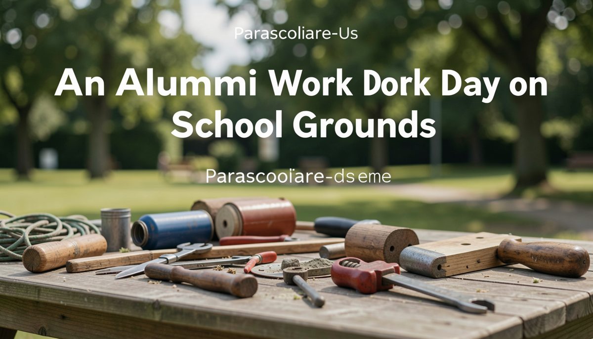 Divide volunteer-safe grounds jobs from contractor work and show how an alumni committee runs the day.