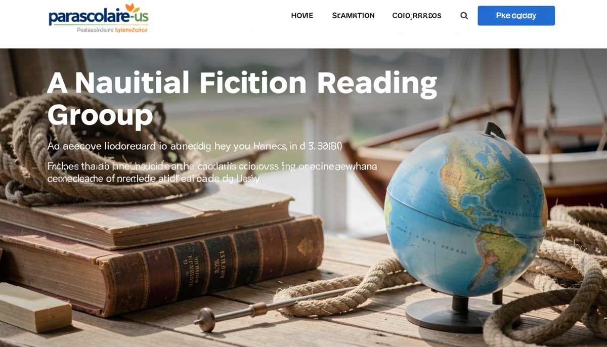 Show how a fixed-order nautical series runs a school reading group, with glossaries, companions and a documented reading order.
